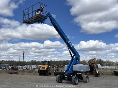 2018 Genie S-65 65' 4WD Diesel Telescopic Boom Lift Man Aerial Platform bidadoo