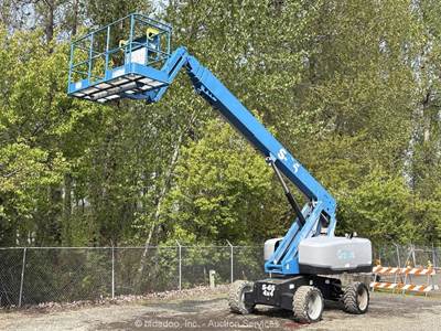 2016 Genie S-65 65' 4WD Telescopic Boom Lift Man Aerial Platform Genset bidadoo