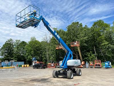 2018 Genie S-65 65' 4WD Diesel Telescopic Boom Lift Man Aerial Platform bidadoo
