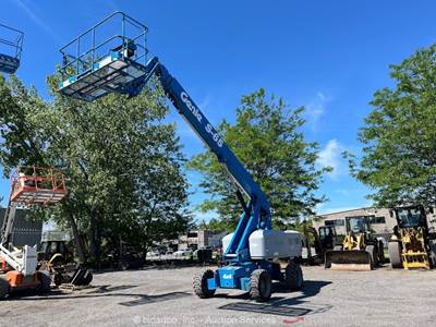 2015 Genie S-65 65' 4WD Diesel Telescopic Boom Lift Man Aerial Platform bidadoo