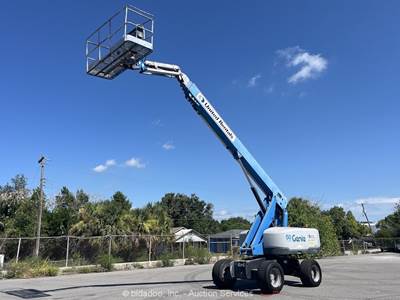 2016 Genie S-65 65' 4WD Diesel Telescopic Boom Lift Man Aerial Platform bidadoo