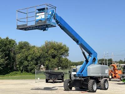 2008 Genie S-65 65' 4WD Diesel Telescopic Boom Lift Man Aerial Platform bidadoo