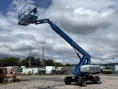 2017 Genie S-65 65' 4WD Diesel Telescopic Boom Lift Man Aerial Platform bidadoo