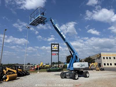 2015 Genie S-65 65' 4WD Diesel Telescopic Boom Lift Man Aerial Platform bidadoo