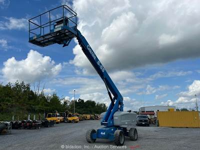 2014 Genie S-65 65' 4WD Diesel Telescopic Boom Lift Man Aerial Platform bidadoo