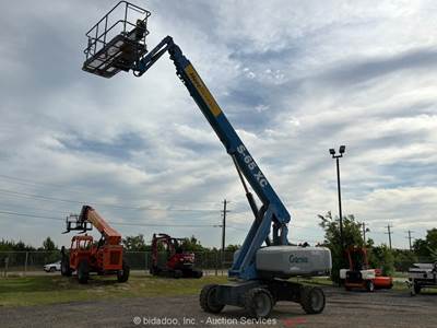 2019 Genie S-65XC 65' 4WD Diesel Telescopic Boom Lift Man Aerial bidadoo