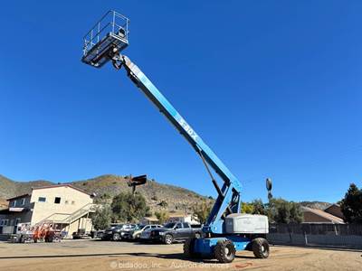 2014 Genie S-80X 80' 4WD Diesel Telescopic Boom Lift Man Aerial Platform bidadoo