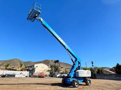 2015 Genie S-80X 80' 4WD Diesel Telescopic Boom Lift Man Aerial Platform bidadoo