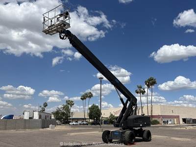 2015 Genie S-80X 80' 4WD Diesel Telescopic Boom Lift Man Aerial Platform bidadoo