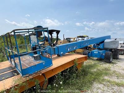 2011 Genie S-80X 80' 4WD Diesel Telescopic Boom Lift Man Aerial Genset bidadoo