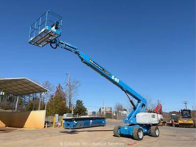 2014 Genie S-85 85' 4WD Diesel Telescopic Boom Lift Man Aerial Platform ...
