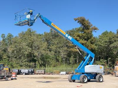 2016 Genie S-85 85’ 4WD Diesel Telescopic Boom Lift Man Aerial Platform bidadoo