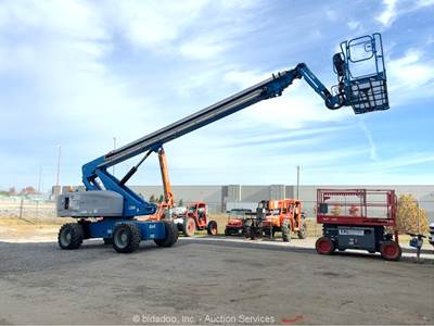 2016 Genie S-85 85' 4WD Diesel Telescopic Boom Lift Man Aerial bidadoo -Repair