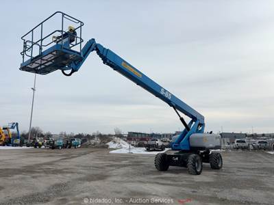 2017 Genie S-85 4WD Diesel Telescopic Boom Lift Man Aerial Platform bidadoo