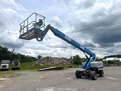 2017 Genie S-85 85' 4WD Diesel Telescopic Boom Lift Aerial Platform Gen bidadoo