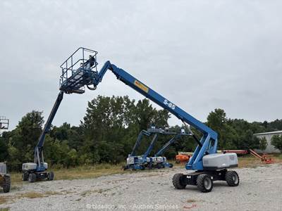 2017 Genie S-85 85' Diesel Telescopic Boom Lift Man Aerial Platform Gen bidadoo