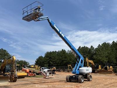 2017 Genie S-85 85' 4WD Diesel Telescopic Boom Lift Man Aerial Platform bidadoo