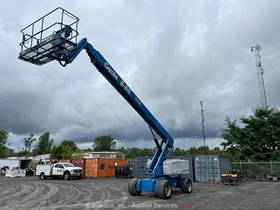 2015 Genie S-85 85' 4WD Diesel Telescopic Boom Lift Man Aerial Platform bidadoo