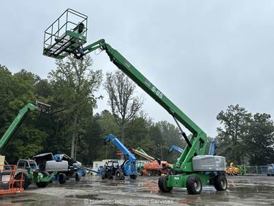 2012 Genie S-85 85' 4WD D/F Telescopic Boom Lift Man Aerial Platform bidadoo