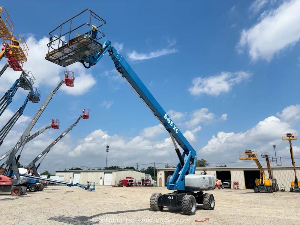 2018 Genie S-85 XC 85’ 4WD Diesel Telescopic Boom Lift Aerial Platform ...