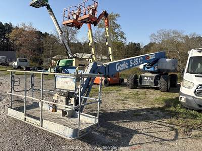 2018 Genie S-85 XC 85' 4WD Diesel Telescopic Boom Lift Man Aerial -Parts/Repair