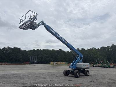 2018 Genie S-85 XC 85' 4WD Diesel Telescopic Boom Lift Aerial Platform bidadoo