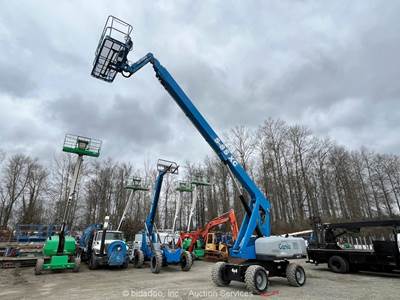 2018 Genie S-85XC 85' 4WD Dual Fuel Telescopic Boom Lift Manlift Aerial bidadoo