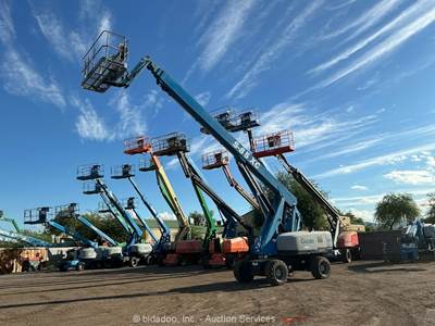2018 Genie S-85XC 85' 4WD Diesel Telescopic Boom Lift Aerial Platform bidadoo