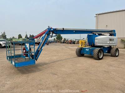 2014 Genie Z-80/60 80' 4WD Diesel Telescopic Boom Lift Aerial Platform bidadoo