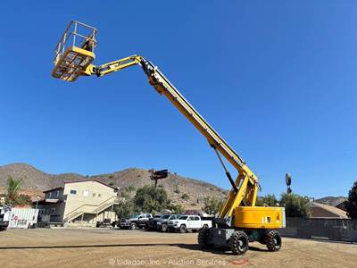 2019 Haulotte HT85 RT JO 85' 4WD Diesel Telescopic Boom Lift Man Aerial bidadoo