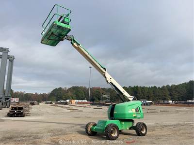 2016 JLG 400S 40’ 4WD Diesel Telescopic Boom Lift Man Aerial Platform bidadoo