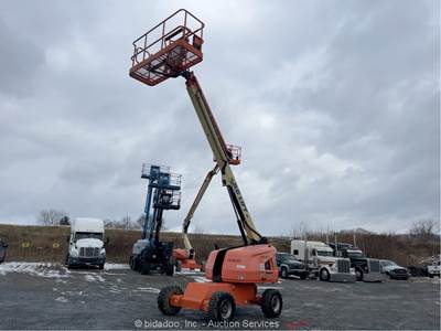 2015 JLG 400S 40' 4WD Diesel Telescopic Boom Lift Man Aerial Platform bidadoo