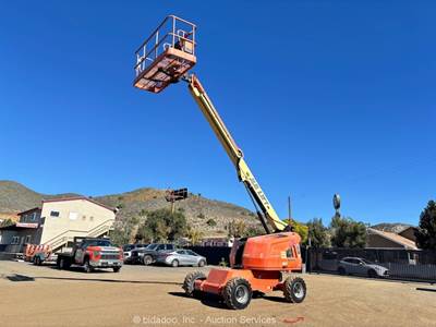 2015 JLG 400S 40' 4WD Diesel Telescopic Boom Lift Man Aerial Platform bidadoo