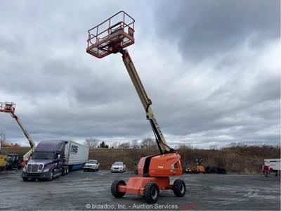 2015 JLG 400S 40' 4WD Diesel Telescopic Boom Lift Man Aerial Platform bidadoo