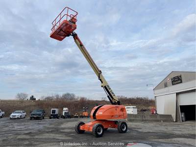 2015 JLG 400S 40' 4WD Diesel Telescopic Boom Lift Man Aerial Platform bidadoo