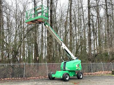 2017 JLG 400S 40' 4WD Telescopic Boom Lift Man Aerial Platform Diesel bidadoo