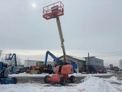 2015 JLG 400S 40' 4WD Diesel Telescopic Boom Lift Man Aerial Platform bidadoo