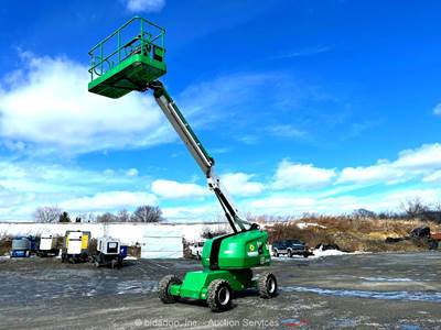 2018 JLG 400S 40' 4WD Diesel Telescopic Boom Lift Man Aerial Platform bidadoo
