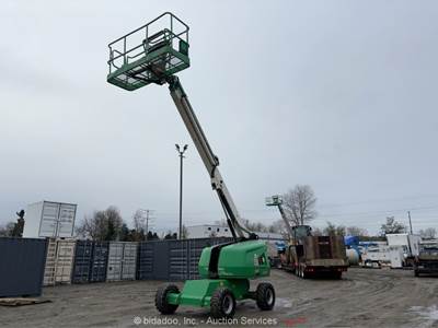 2017 JLG 400S 40' 4WD Telescopic Boom Lift Man Aerial Platform Diesel bidadoo