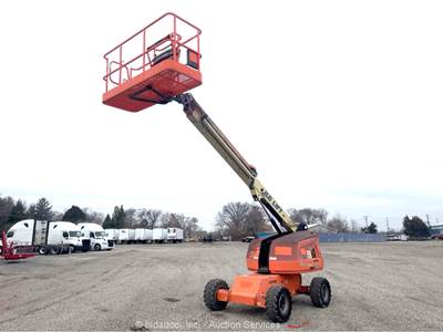 2016 JLG 400S 40' 4WD Diesel Telescopic Boom Lift Man Aerial Platform bidadoo