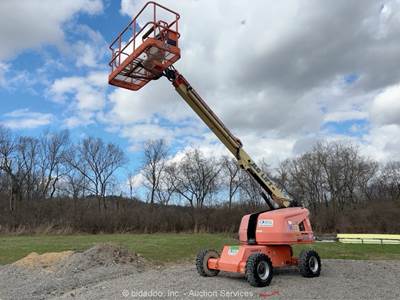 2016 JLG 400S 40' 4WD Diesel Telescopic Boom Lift Man Aerial Platform bidadoo
