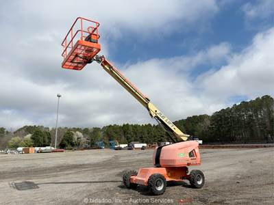 2016 JLG 400S 40' 4WD Diesel Telescopic Boom Lift Man Aerial Platform bidadoo