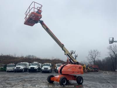 2015 JLG 400S 40' 4WD Diesel Telescopic Boom Lift Man Aerial SkyPower bidadoo