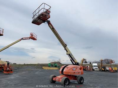 2013 JLG 400S 40' 4WD Diesel Telescopic Boom Lift Man Aerial Platform bidadoo