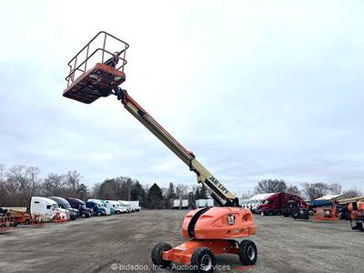 2014 JLG 400S 40' 4WD Diesel Telescopic Boom Lift Man Aerial SkyPower bidadoo