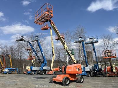 2016 JLG 400S 40' 4WD Diesel Telescopic Boom Lift Man Aerial Platform bidadoo