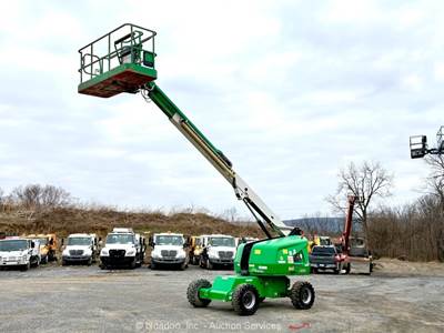 2018 JLG 400S 40' 4WD Diesel Telescopic Boom Lift Man Aerial SkyPower bidadoo