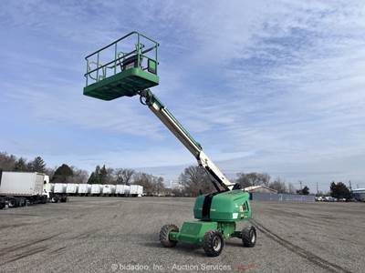 2015 JLG 400S 40' 4WD Dual Fuel Telescopic Boom Lift Man Aerial Manlift bidadoo