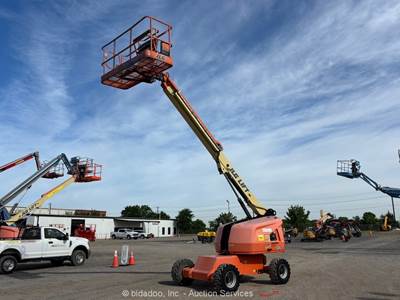2018 JLG 400S 40’ 4WD Diesel Telescopic Boom Lift Man Aerial Platform bidadoo