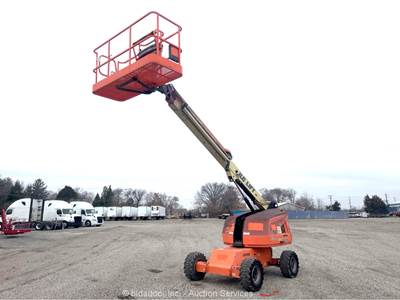 2016 JLG 400S 40' 4WD Diesel Telescopic Boom Lift Man Aerial Platform bidadoo